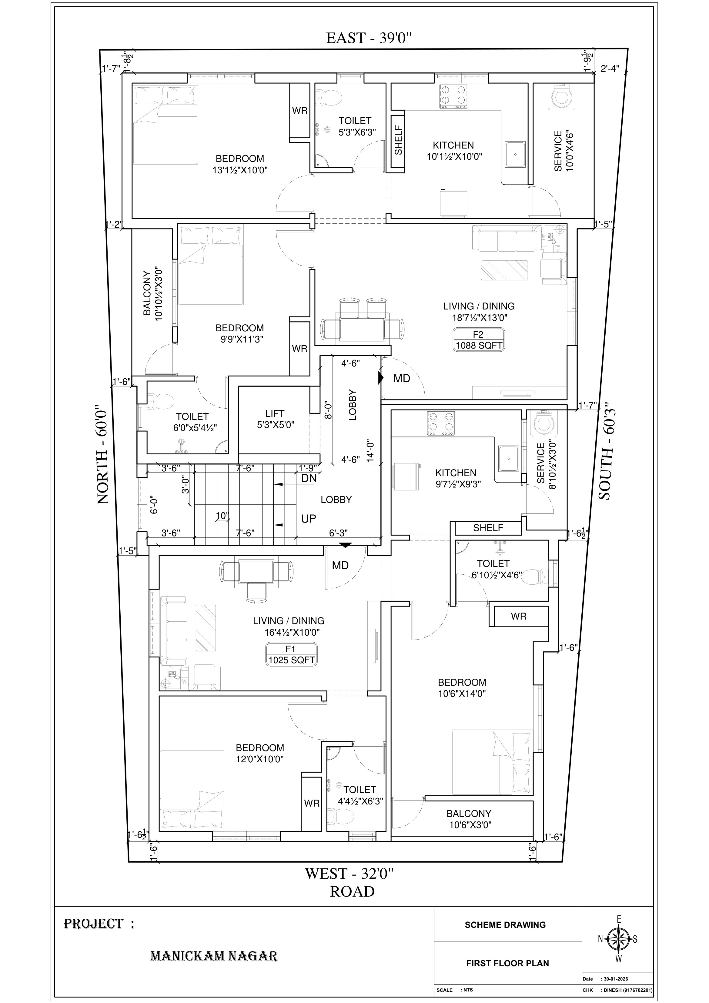 1st Floor Plan